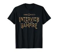 Interview with The Vampire Gold Logo Maglietta
