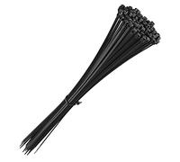 Intervisio Fascette Plastica per Cablaggio Lunghe 430 mm x 4.8 mm, Fermacavo Grandi Nere Elettricista 430Mm Nylon Cavi Stringicavo, Nero, 200 pezzi