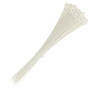 Intervisio Fascette Plastica per Cablaggio Lunghe 430mm x 4.8 mm, Fermacavo Grandi Nere Elettricista 430 mm Nylon Cavi Stringicavo, Bianco, 200 pezzi
