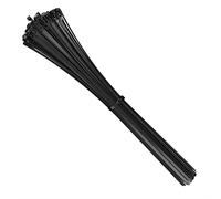 intervisio Fascette Plastica per Cablaggio Lunghe Riutilizzabili, 540 mm x 7,6 mm, Nero, Richiudibili, Riapribili, Fermacavo Elettricista 540mm Nylon Cavi Stringicavo, Nere, 100 Pezzi