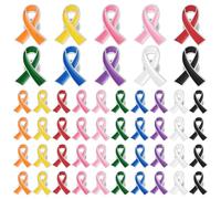 INTERWARM 200 spille da bavero per la consapevolezza del cancro, nastro della speranza, spille smaltate multicolore, per riconoscimento di beneficenza, eventi pubblici, cappelli, zaini, abbigliamento