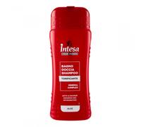 6pz INTESA POUR HOMME Bagno Doccia UOMO Shampoo Tonificante Aloe 500ml
