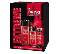Intesa Pour Homme Cofanetto Extreme con Gel Doccia Shampoo Ginseng 250 ml e Deodorant Parfume' Ylang Ylang 150 ml e Schiuma da Barba 50 ml, 1 item
