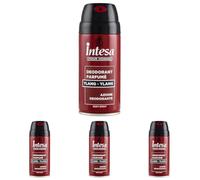 INTESA POUR HOMME | Deodorant Parfumé Ylang-Ylang, 150 ml (Confezione da 4)