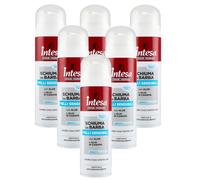 Intesa Pour Homme Schiuma da Barba Uomo 300 ml - Senza Alcool, Emolliente e Protettiva, Per Pelli Sensibili, Rasatura Delicata e Confortevole (Pelli Sensibili 6 Unità)