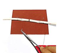 Intestinal Anastomosis Training Model, Intestinal Suture Model, 8cm Length and 5mm Diameter, High Toughness and Reusable, Portable and Fit Beginner, for Surgical Practice, Physicians