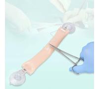 Intestinal Anastomosis Training Model, Silicone Fat Colon Model, Reusable Suturing Skill Simulated Bowel Anastomosis Training Model, High Toughness, Supports High-frequency Practice Operations