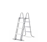 Intex 10031 - Scala doppia di sicurezza, per piscina, 107 cm, colore: grigio
