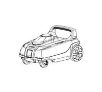 INTEX - 13200 - Parte anteriore del pulitore automatico Intex ZX100