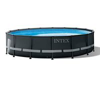 Intex 26340NP Piscina con bordi Piscina rotonda 19156 L Blu, Grigio