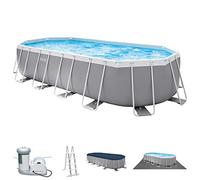 Intex, Piscina, Prism Frame (610 x 305 x 122 cm, Piscina tubi in acciaio)