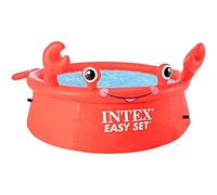 Intex 26100NP - Piscina Fuori Terra Easy Set Rotonda Granchio, 880 L, PVC, Rosso, 183x51 cm
