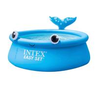 Intex Piscina Gonfiabile Rotonda Whale Easy Set Ø183x51cm