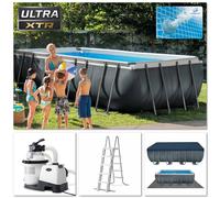 Intex 26356 piscina fuori terra Piscina con bordi Piscina rettangolare 17203 L Nero