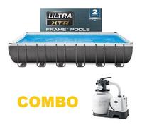 intex 26368 Piscina Fuori terra Rettangolare MODELLO COMBO 732 X 366 X 132