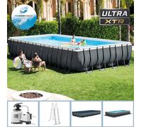 Intex Piscina Ultra Frame Rettangolare XTR - 975 x 488 x 132 cm - Set A