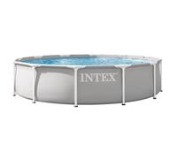 Intex 26710EH piscina fuori terra Piscina con bordi Piscina rotonda 6503 L Grigio