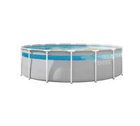 Intex 26730ND 4.88Mx1.22m Prism Frame Clearview Premium Pool Set (Includes Filter Pump, Safety Ladder, Ground Cloth, Pool Cover)