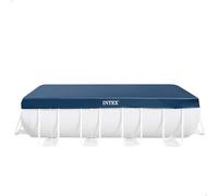 Intex 28037 - Telo Copripiscina per Piscina Rettangolare, PVC, Blu, 400x200 cm