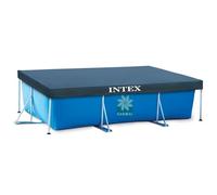 INTEX 28038 TELO COPRIPISCINA COPERTURA COPRI PISCINA FRAME CON TELAIO 300 x 200