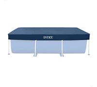 Intex 28038 - Telo Copripiscina per piscina rettangolare, PVC, Blu, 300x200 cm