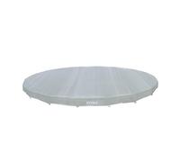Intex 28041 - Telo Copripiscina Deluxe per piscina Frame rotonda, Polietilene, Grigio, 549 cm