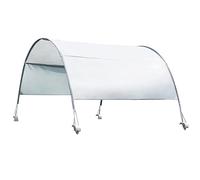 Intex 28054E Copertura protettiva UPF 50 Plus, facile da installare, impermeabile, per piscine rettangolari da 2,9 m o più piccole, grigio