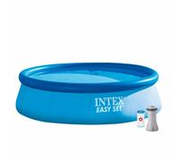 Intex 28132 - Easy SET Piscina rotonda gonfiabile fuori terra con pompa
