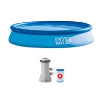 Intex 28132 Piscina Easy Set Rotonda con Pompa Quick Up per Bambini 366x76 cm