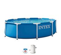 Intex 28202ND 3.05m x 76cm Metal Frame Pool Set (Includes Filter Pump)