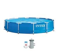 Intex 28212 - Piscina Frame con Pompa 366 x 76 cm