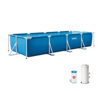 Piscina Fuori Terra Rettangolare Intex Frame 450x220x84 Con Pompa Filtro 28274