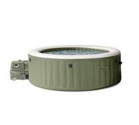 Intex 28412NP - Idromassaggio Gonfiabile Rotondo PureSpa Bubble Massage, 8 Posti, 170 Getti, PVC, Verde, 236x71 cm
