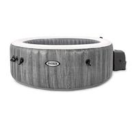 INTEX 28440EX Spa Idromassaggio Greywood Deluxe 4 posti effetto legno Ø 196 cm