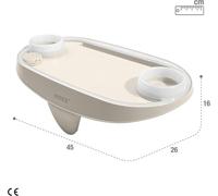 Intex 28520 Vassoio porta oggetti con Luce LED per spa- Rotex
