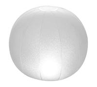 Intex 28693 - Luce Galleggiante Rotonda, Batterie, Vinile, Bianco, 23x22 cm