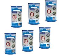 Intex 29005 Cartuccia di Ricambio per Filtro Piscina Tipo B - Pacco da 6