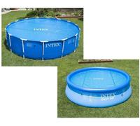 Intex-29020 Telo Termico Easy-Frame, Colore Blu, 244 cm, 29020