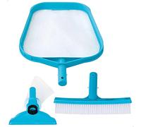 KIT PULIZIA MANUTENZIONE PISCINE CON RETINO SPAZZOLA E SCOPA VENTURI INTEX 29056