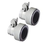 Intex 29061E Tipo B Morsetto per piscina sui montaggi Convertitore Accessorio per piscina, Grigio
