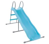 Intex 44106 - Scivolo da Giardino per Bambini, Acciaio e Plastica, Azzurro, 196x84x119 cm