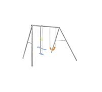 Intex 44122 Altalena Swing Set Grigia Seggiolino E Dondolo 249x249x203 Cm Bimbo