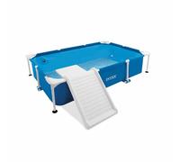 Intex 48404NP - Piscina Fuori Terra Rettangolare per Cani, con Pompa Filtro 1136 L/h, 229x152x46 cm
