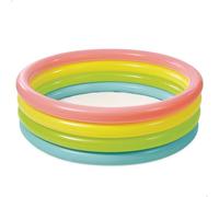 Intex 56441NP - Piscina Sunset Glow, Quattro Anelli, Vinile, Multicolore, 168x46 cm