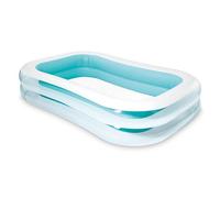 Intex 56483NP - Piscina Gonfiabile Family rettangolare, Vinile, Multicolore, 262x175x56 cm