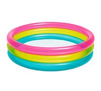 Intex 57104NP - Piscina Gonfiabile Baby Arcobaleno, Vinile, Multicolore, 86x25 cm