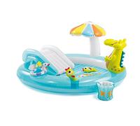 Intex Piscina Fuori Terra Gonfiabile Piscina Esterna per Bambini da Giardino Rotonda 203x173x89 cm - 57129NP