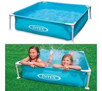 57173 piscina fuori terra Piscina con bordi Piscina rettangolare blu, Piscina con bordi, 10,7 kg