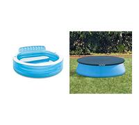 Intex 57190Np Swim Center Family Lounge Piscina, 229 X 218 X 76 Cm & 28020 Copri
