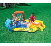 Intex Piscina Fuori Terra Gonfiabile Piscina Esterna per Bambini da Giardino 249x191x109 cm - 57444 Dinosauro